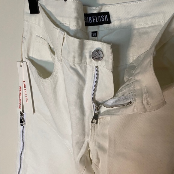 Embellish Biker Denim - Picture 6 of 9